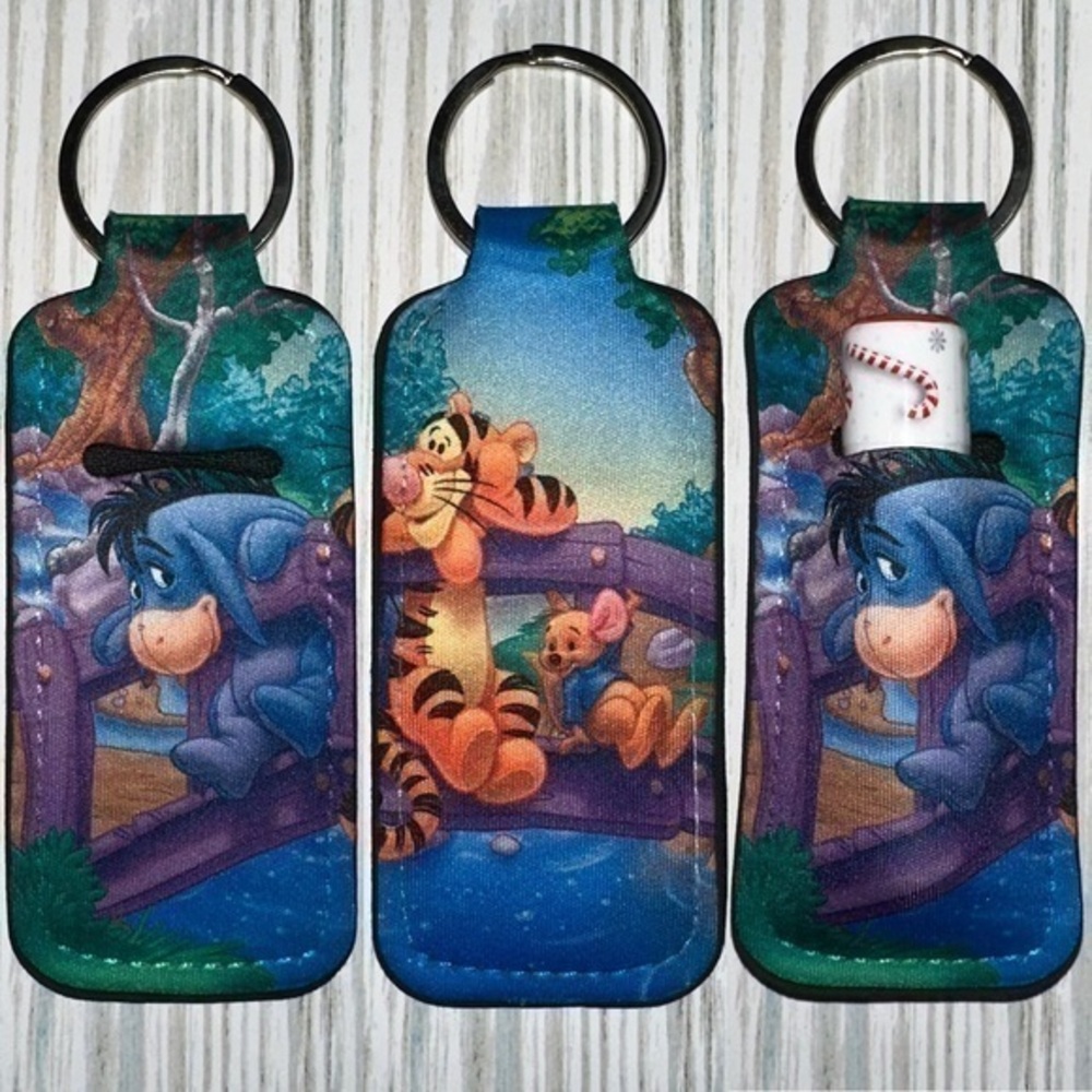 Eeyore Roo & Tigger chapstick holder new